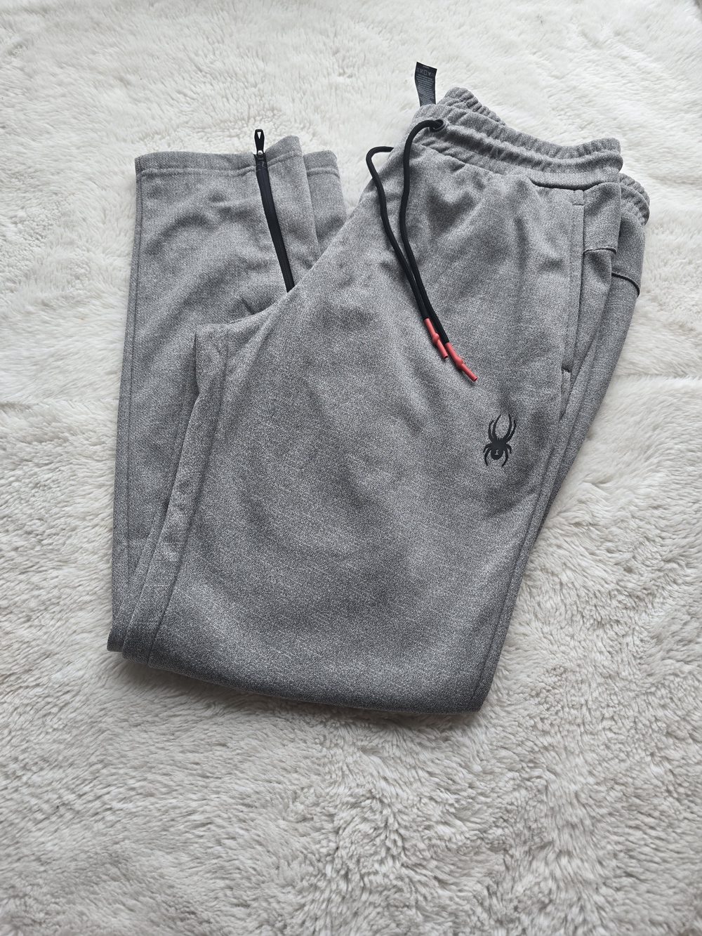Spyder Men's Gray Fleece Jogger Pants